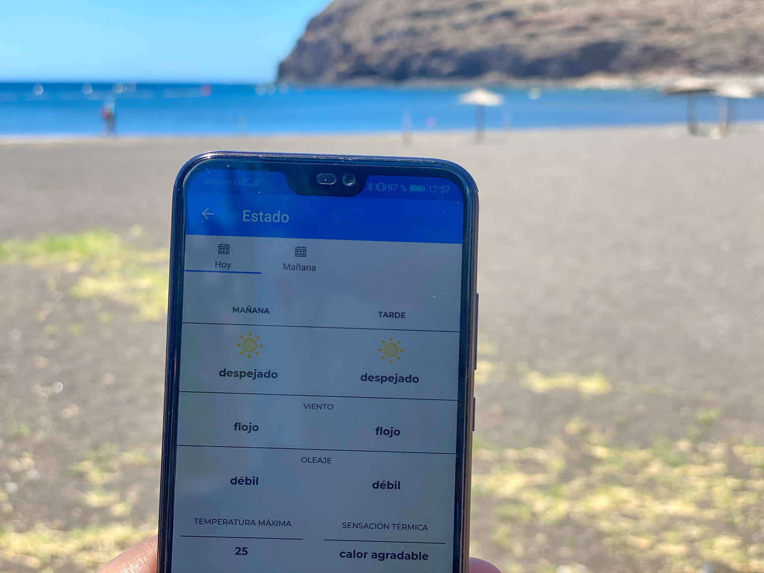 San Sebastián pone en una aplicación para conocer e informar sobre el estado de sus playas - Ayuntamiento de Sebastián de La Gomera